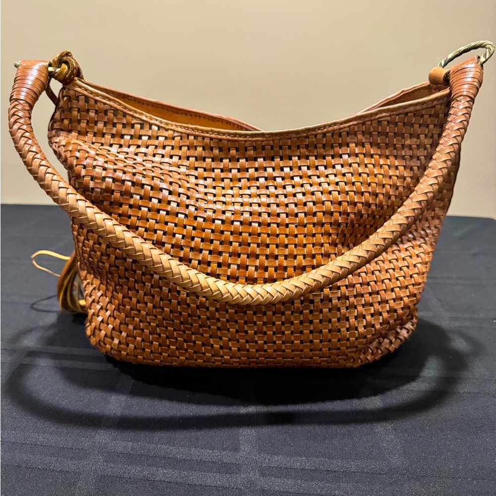 Patricia Nash Small Woven Castelli Shoulder Bag